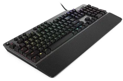 Zdjęcie produktu dla Lenovo Legion K500, Przewodowa, USB, Mechaniczna, QWERTY, RGB LED, Czarny, Szary