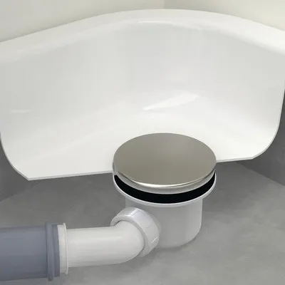 Produktbild von Alca Duschablauf für Duschwanne 90 mm chrom glänzend