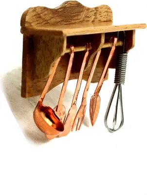 Produktbild von Puppenhaus Regal für die Miniatur Hobby Küche