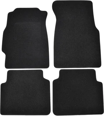 Produktbild von J&J AUTOMOTIVE | Velours Fußmatten Autotepiche Passend Für Honda Civic 3/4D 1997-2001, 4-tlg, Genaue Passform, rutschfeste Untregrund, Verstärkt Im Pedalbereich, mit Befestigungen