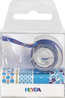 Produktbild von HEYDA 20-35 845 86, Blau, Muster, Papier, 3 m, 12 mm, 5 Stück(e)