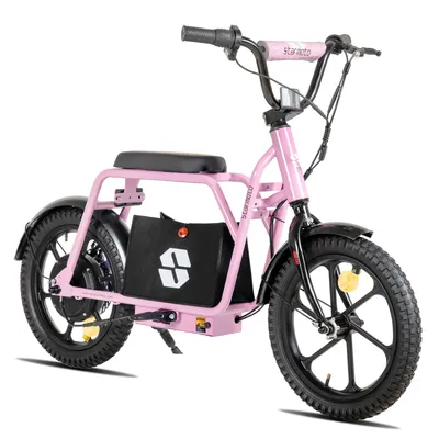 Productafbeelding van Elektrische kinderfiets, 16 inch, 250 watt. Elektrische kinderstep. Elektrische kinder-e-scooter. Elektrische kinderfiets. Elektrische loopfiets voor kinderen van 6-10 jaar, verkrijgbaar in 6 kleuren