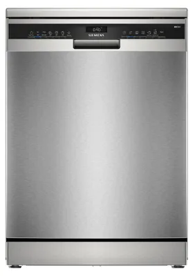 Produktbild von Siemens iQ300 SN23HI05ME, Freistehend, Standardgröße (60 cm), Edelstahl, Schwarz, Berührung, Edelstahl
