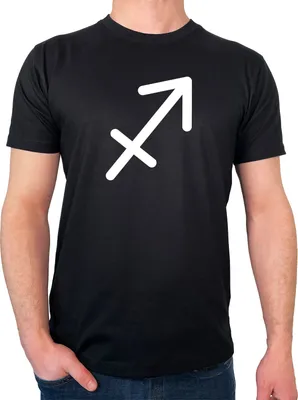 Produktbild von Huuraa Herren T-Shirt Schütze Sternzeichen Zeichen XL Black Bio Baumwolle Fairtrade Herrenshirt Geschenkidee