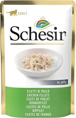 Produktbild von SCHESIR in jelly Chicken fillet - nassfutter für Katzen - 70g