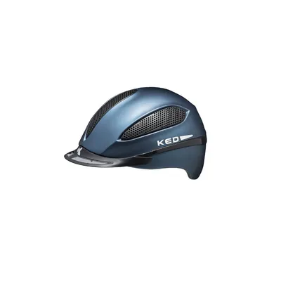 Produktbild von KED Paso Reithelm | Germany K-Fit Black Integriertes LED-Rücklicht maxSHELL Technologie Farbe: navy matt Größe: 52-58 (M)