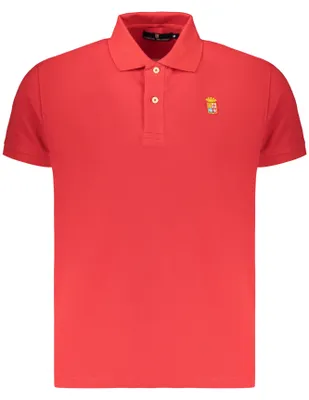 Produktbild von Stilvolles Herren Poloshirt Rot - Kurzarm & Stickerei Design