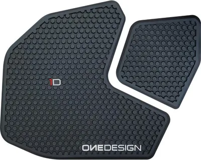Produktbild von Motorrad Tankgriff Set aus Gummi passend für Yamaha Mt09 13- Schwarz