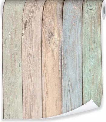 Produktbild von Vliestapete Rolle Holz Holzoptik Bretter Vlies Tapete - 10m x 50cm inkl. Kleister - Wohnzimmer Schlafzimmer Flur XXL Wandtapete Motivtapeten Rollentapete
