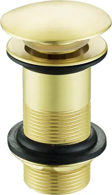 Produktbild von Ablaufventil für Waschbecken ohne Überlauf gold