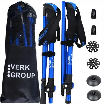 Immagine prodotto di Set Di 3 Bastoncini Da Nordic Walking Blu (30)