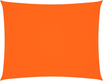 Image de vidaXL Voile d'ombrage Oxford rectangulaire 6x8 m Orange
