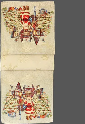 Produktbild von Tischwäsche Weihnachtsmann 45 x 100 cm