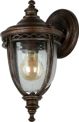 Produktbild von Außenwandleuchte IP44 Bronze E27 Glas Metall Rustikal Außenlampe Wand Haus Terrasse