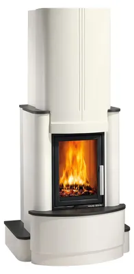 Produktbild von Kachelofen Haas & Sohn Roma II schieferfarbe grau 7 kW