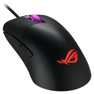 Zdjęcie produktu dla ASUS ROG Keris, Po prawej stronie, RF Wireless + USB Type-A, 16000 DPI, Czarny