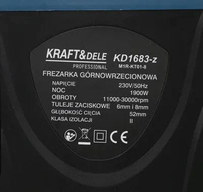 Obrázek produktu pro Horní frézka Kraft&Dele KD1683Z, 1900 W