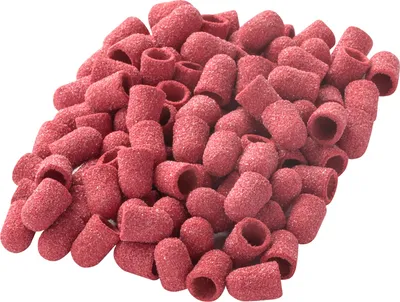 Obrázek produktu pro Abrazivní brusná hlavice, 7 mm, zrnitost 60, 1 kus, růžová barva