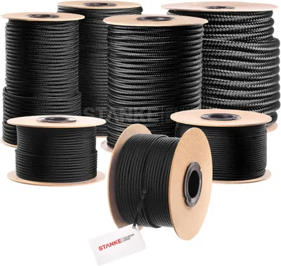 Produktbild von Polypropylen Seil 5 mm, 100 m, schwarz, für Garten