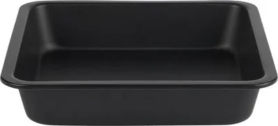 Immagine prodotto di Teglia quadrata - Ideale per brownies e torte - 23 cm - Nero - Rivestimento antiaderente