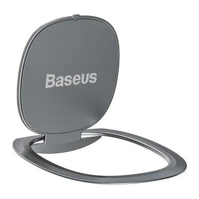 Zdjęcie produktu dla Baseus ultracienki samoprzylepny pierścień na telefon srebrny (SUYB-0S)
