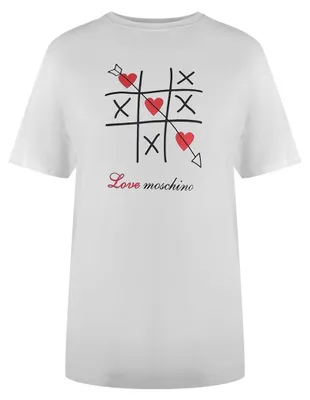 Produktbild von Love Moschino - T-Shirt für Herren/Damen Uni SY3939 (XL) (Weiß)