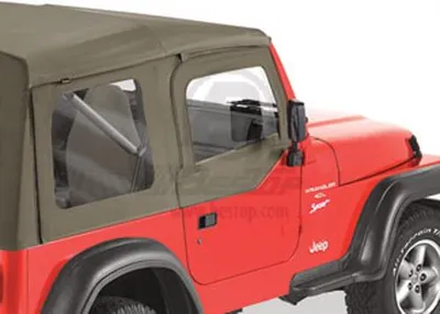 Zdjęcie produktu dla Para okien nakładanych do samochodu Bestop Jeep Wrangler TJ 97-02