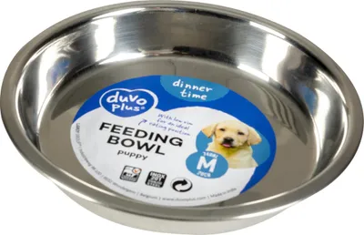 Obrázek produktu pro DUVO+ Mělká nerezová miska pro štěňata 20cm 740ml, 23102413