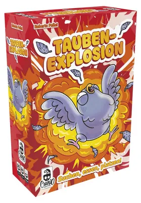 Produktbild von ELZNIR Games Taubenexplosion – Verrücktes Familienspiel mit Tauben, Futterkarten