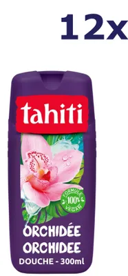 Immagine prodotto di 12 x Gel doccia Tahiti - 300 ml - orchidea