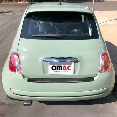 Produktbild von Ladekantenschutz Stoßstangenschutz für Fiat 500 500C 2007-2024 Kohlefaser