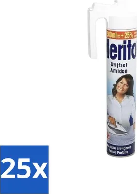 Immagine prodotto di Merito - Amido - 500 ml - Confezione risparmio - 25 pezzi