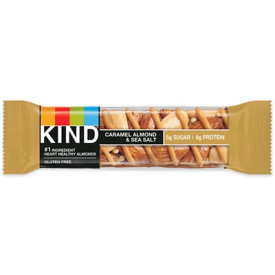Image de BE KIND Caramel Almond and Sea Salt Barre aux noix sans gluten 40g