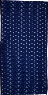 Produktbild von Loop Schal Multifunktionstuch Halstuch Bandana Sport Outdoor Schlauchschal Anker Blau