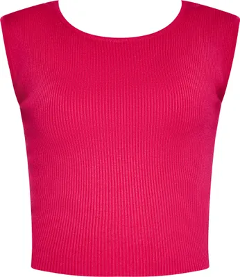 Image de nascita ladies kurzes top - fuchsia, S