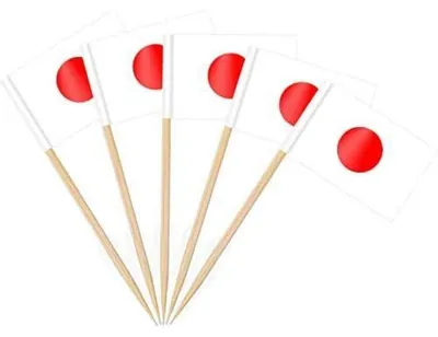 Obrázek produktu pro Záplátky na párátka s japonskými motivy, 200 kusů, vhodné pro oslavy a dekorace