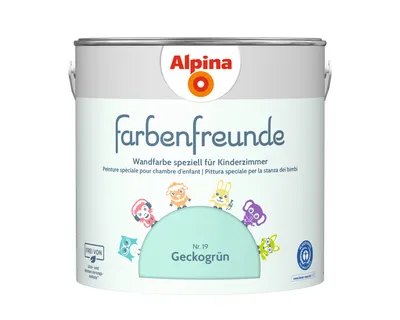 Produktbild von Alpina Farbenfreunde Nr. 19 Geckogrün 2,5 Liter matt
