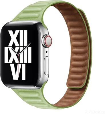 Produktbild von Für Apple Watch Series 11 10 42mm / 9 8 7 41mm / 6 SE 5 4 40mm / 3 2 1 38mm Watch Armband Hell Grün
