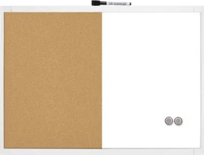 Immagine prodotto di Nobo Lavagna magnetica verticale piccola con lavagna in sughero 58x43 cm trasparente Taglia unica