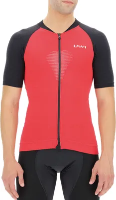 Produktbild von UYN Kurzarm Fahrradtrikot - BIKING GRANFONDO - Rot/Schwarz S