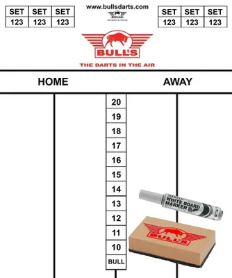 Produktbild von BULLS Scoreboard 60x30cm Schreibtafel