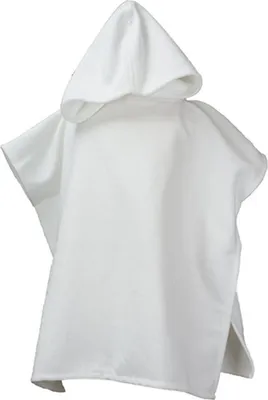 Immagine prodotto di A&R AR819 | Boyzz&Girlzz® SUBLI-Me Poncho 58 x 55 cm - Colore: Bianco - Taglia: Unica