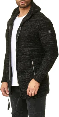 Produktbild von Red Bridge Herren Strickjacke Cardigan mit Kapuze Rough