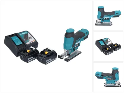 Produktbild von Makita DJV 185 RT Akku Pendelhubstichsäge 18 V Brushless + 2x Akku 5,0 Ah + Ladegerät