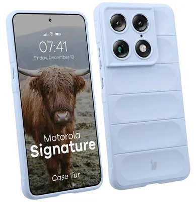Produktbild von Robuste Handyhülle für Motorola Signature, Bizon Case Tur, Hellblau