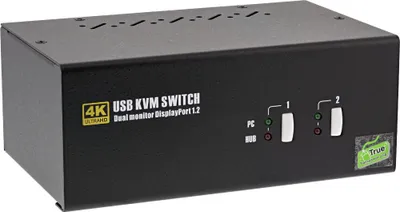Image de InLine 63642I - KVM-/Audio-/USB-Switch - 2 x KVM/Audio/USB - 1 lokaler Benutzer - Desktop (63642I)