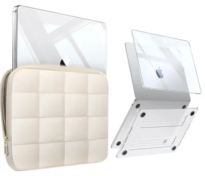 Produktbild von Fintie Hülle Kompatibel mit MacBook Air 13.6'' M5 M4 M3 M2 (2026-2022) – *Beige, Größe Macbook Air 13,6''