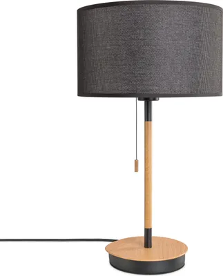 Produktbild von Stehleuchte Wohnzimmer Stoffschirm Tischlampe Textil Schirm E27 Nachtlicht