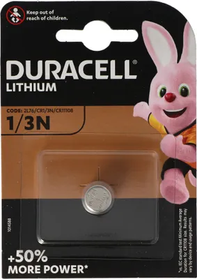 Produktbild von Duracell Knopfzelle Lithium Batterie CR1/3 CR 1/3