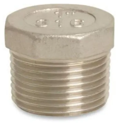 Produktbild von Gewindefitting Edelstahl Stopfen 1" AG 10bar